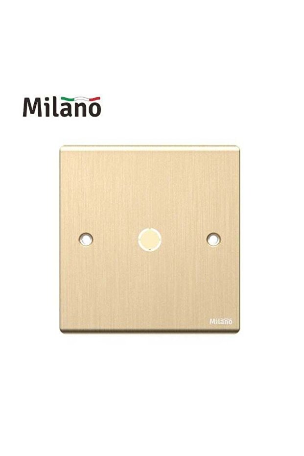 Milano 20A Flux Outlet Aura Gold - Brushed Gold Polycarbonate Electrical Switch & Socket