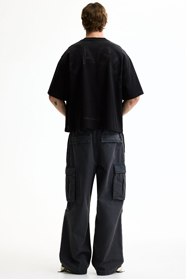 Baskılı Tişört Oversized Fit