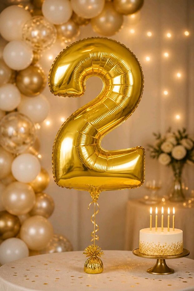 2 Count Helium Inflatable Balloon Yellow 40"100 cm