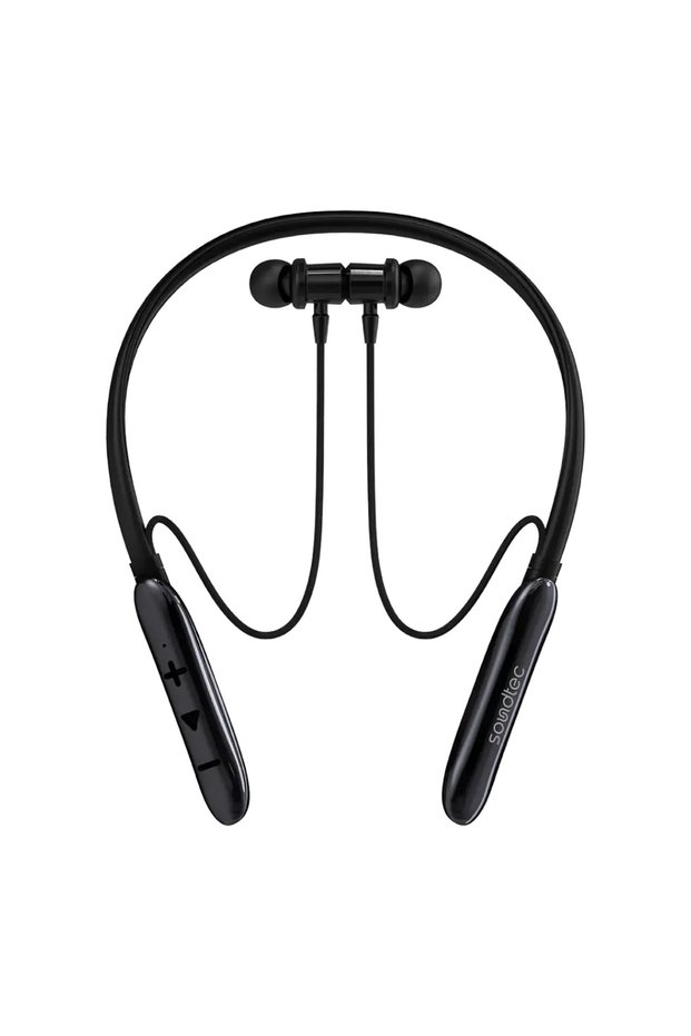 Soundtec Auraband In-Ear Neckband Earphones, ENC, Black, PDMT30BK