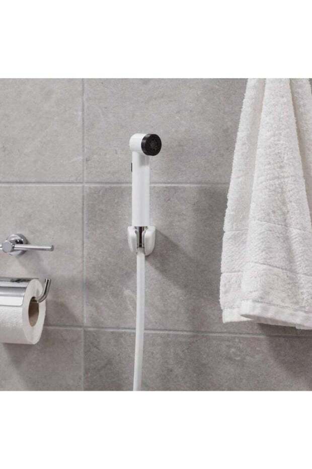 Milano Hana Shattaf Set White | Pvc Shattaf | No Leak Toilet Sprayer Handheld Bidet Spray