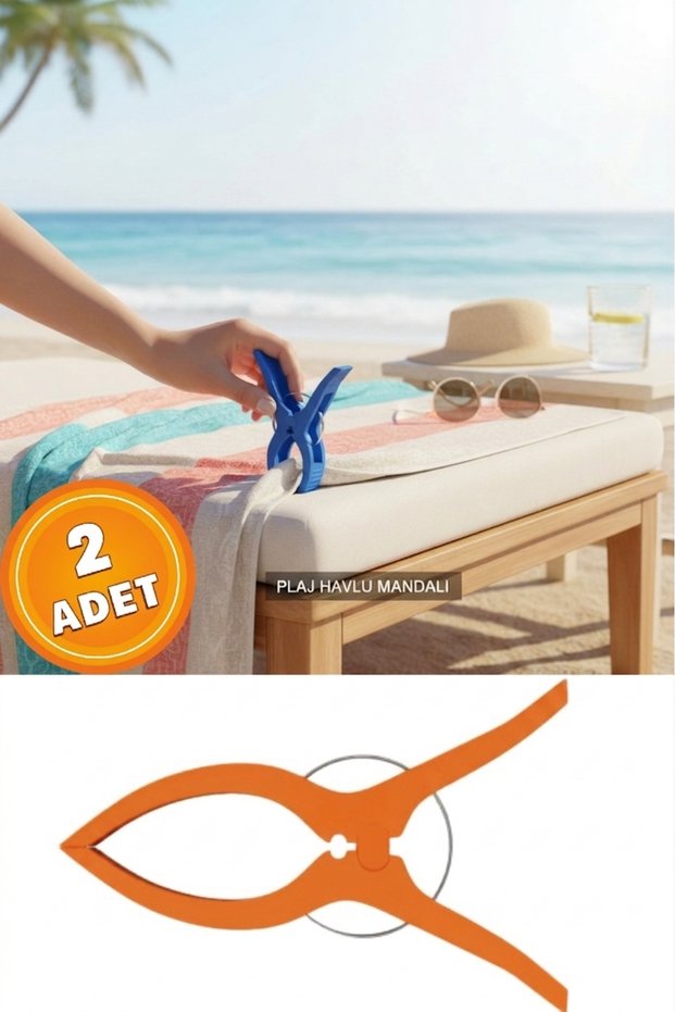 2 Pieces XXL Large Size Sunbed Beach Towel Holder Carpet Hanging Blanket and Towel Holder Clip