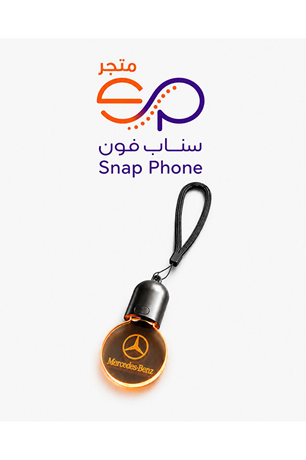 ميدالية مضيئة أكريليك بتصاميم شعارات لمبة الهبة تعليقة مرسيدس LED