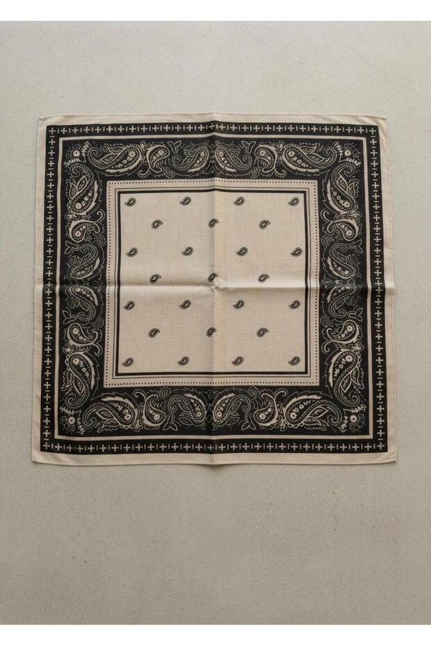 وشاح باندانا من القماش الناعم مقاس 50x50 سم