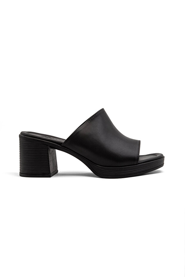 Jvl 796 Thick Heeled Slippers