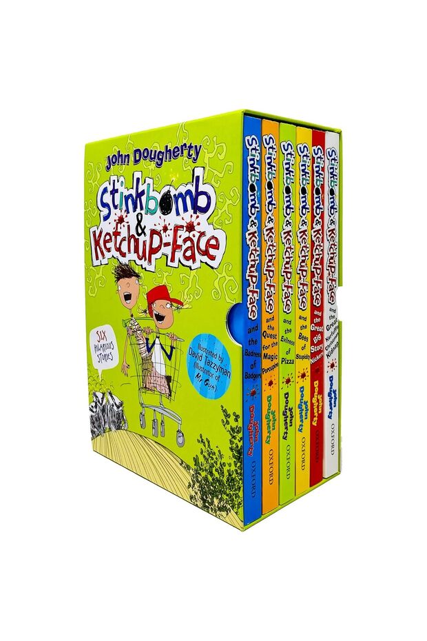 Stinkbomb & Ketchup-face Series 6 Books Collection
