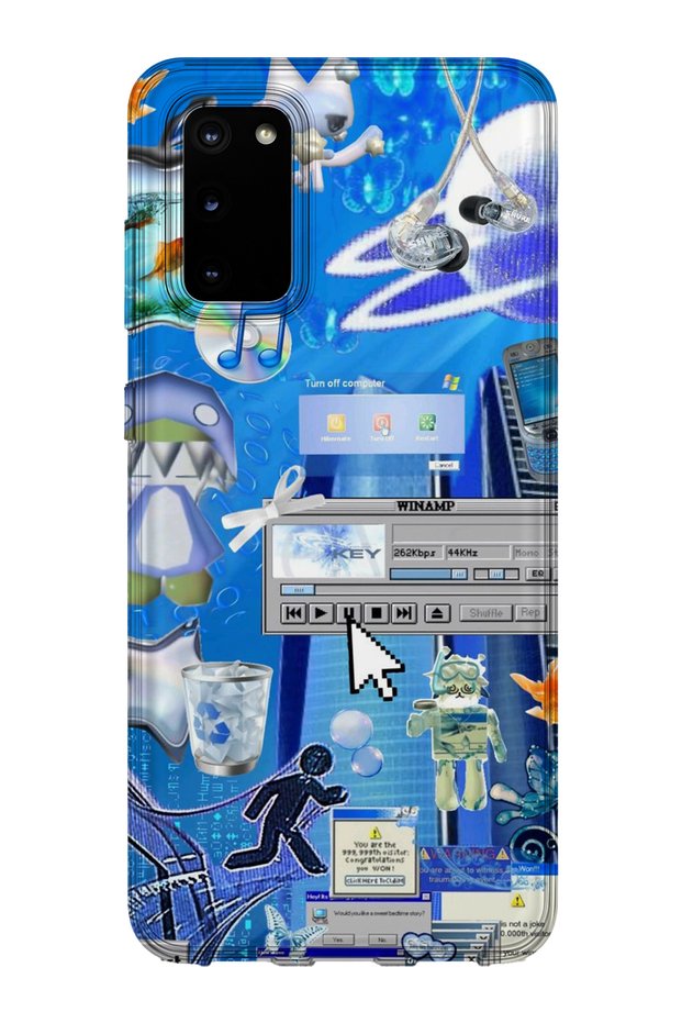 Samsung Galaxy S20 Compatible Printed Transparent Phone Case |   Collection: Aeroglass Mirage