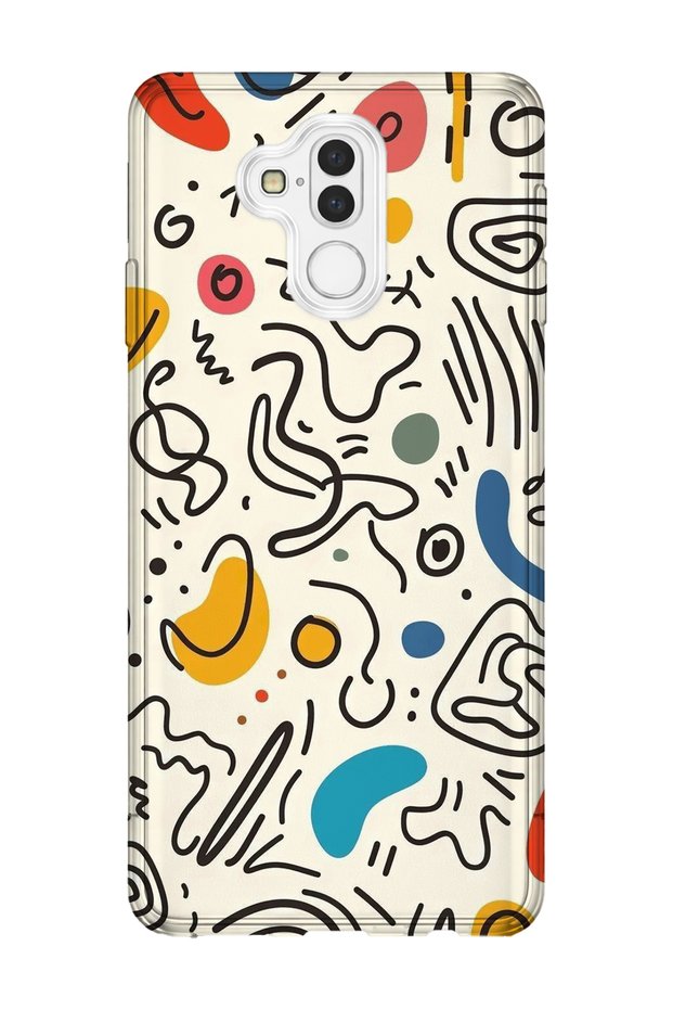 Huawei Mate 20 Lite Compatible Printed Transparent Phone Case |   Collection: Oneline