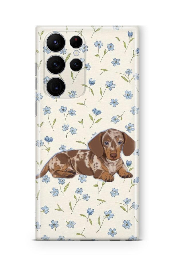 Samsung Galaxy S23 Ultra Compatible Printed Transparent Phone Case | Collection: Dog Lover