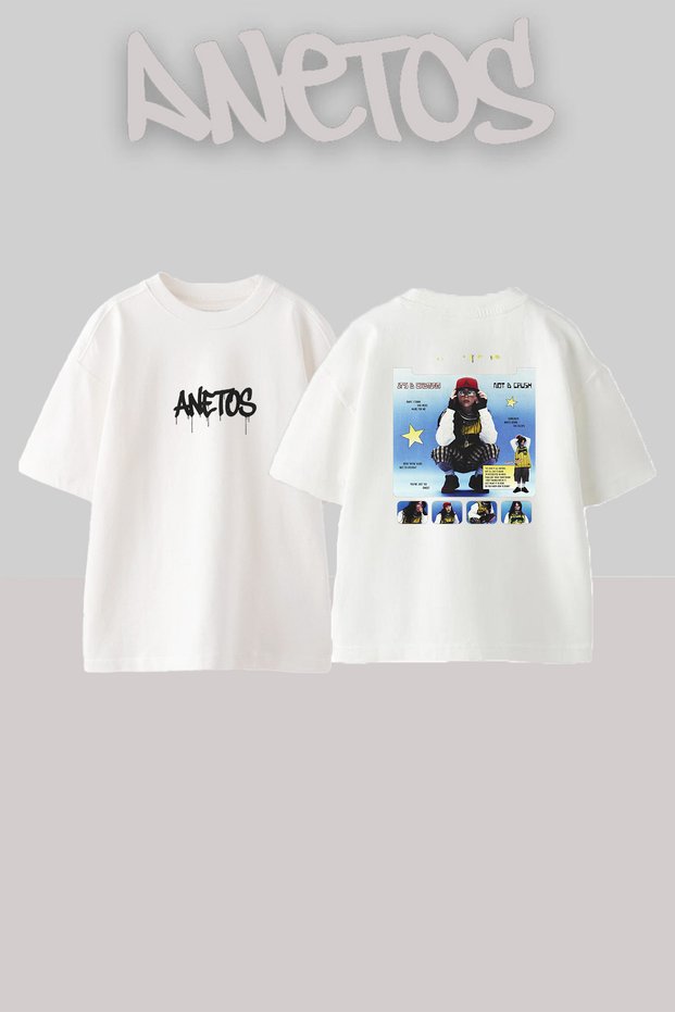 Billie Eilish_33 Design Printed Unisex Oversize White Tshirt