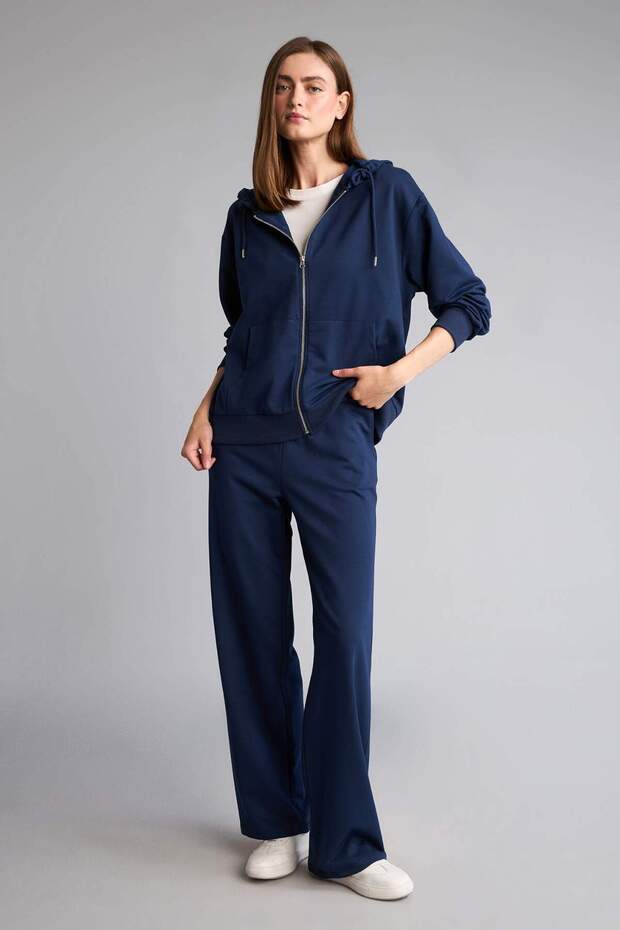 Straight Fit Basic Straight Trousers G5259Ax26Au - 1