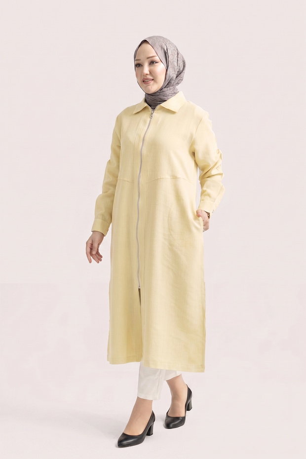 5674 - Stylish Comfortable Zippered Slim Fit Denim Women's Dress
