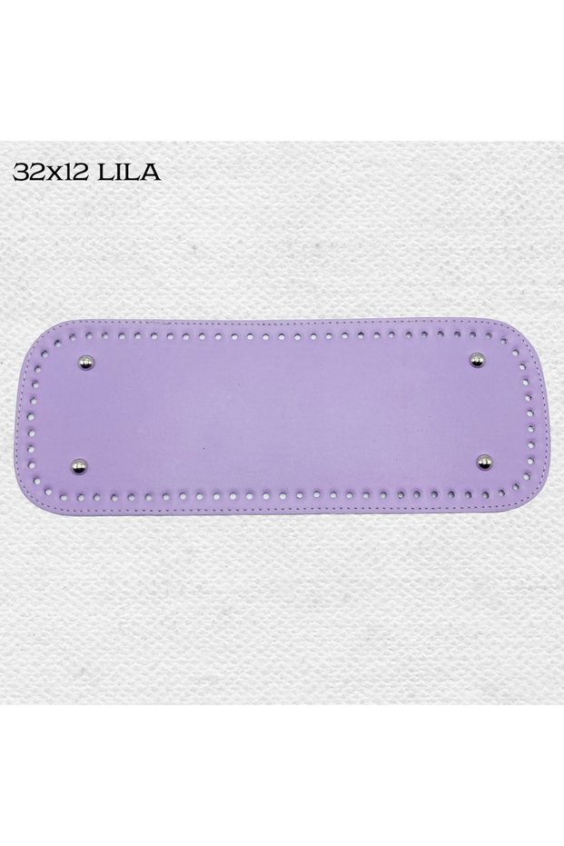 Stitched Rivet Bag Base 32X12 Lilac