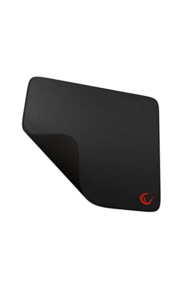 Rampage blitz m 350x290x4mm stitched neutral fabric black gaming mouse pad