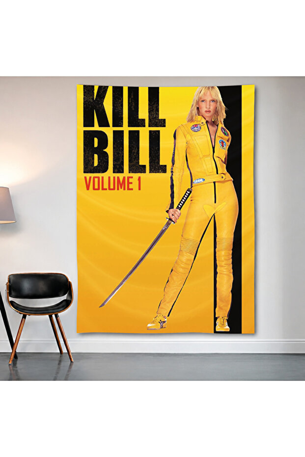 Kill Bill Vol. 1 Wall Covering Wall Tapestry First Quality Satin Fabric Poster
