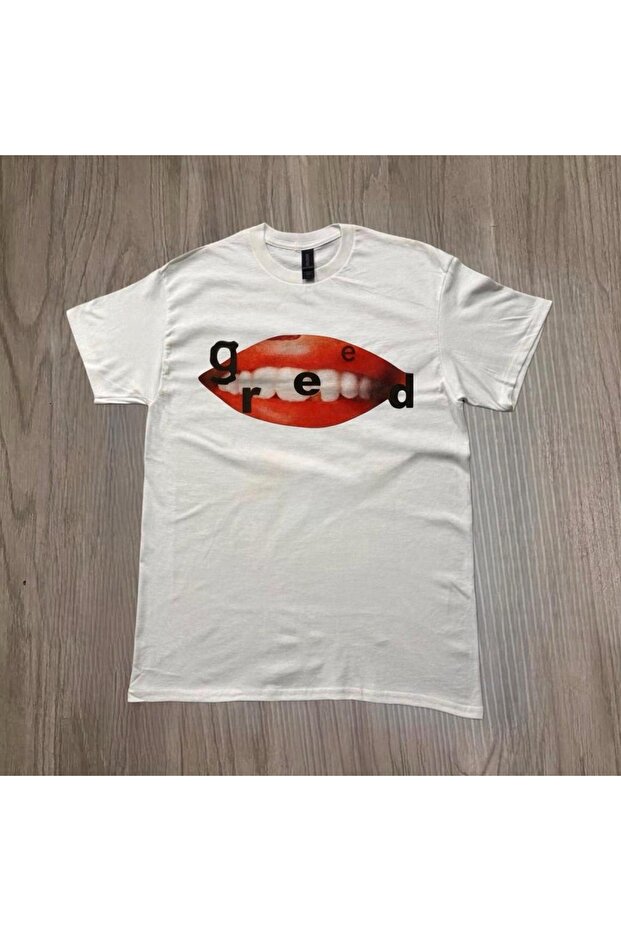 Greed t Printed Unisex Oversize T-Shirt