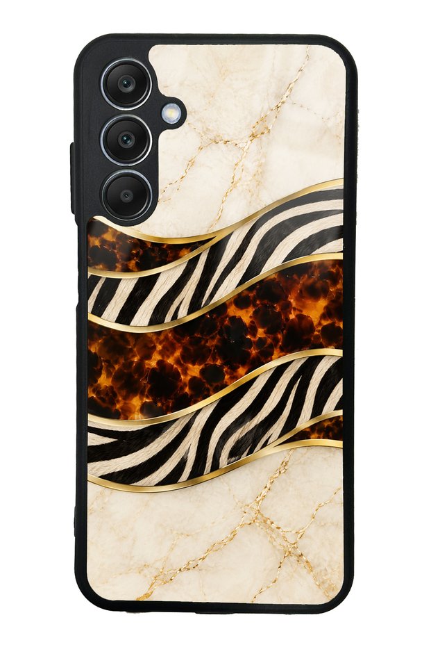 Samsung A25 Ivory Safari Design Glossy Phone Case