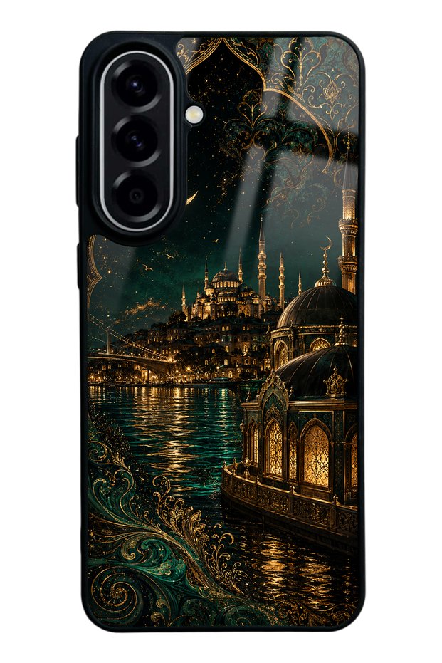 Samsung A57 Emerald Bosphorus Palace Design Glossy Phone Case