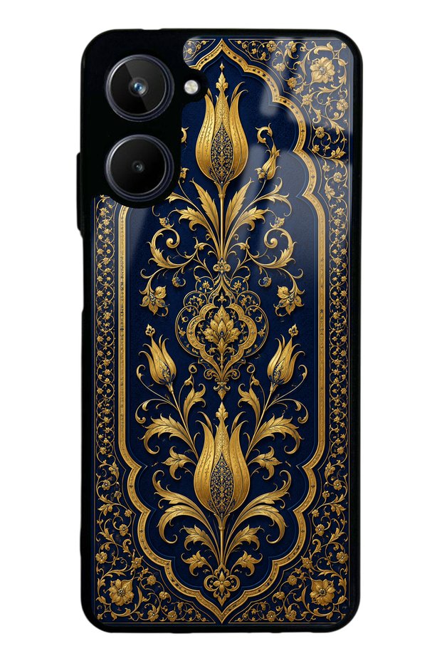 Realme 10 Sapphire Ottoman Gold Design Glossy Phone Case