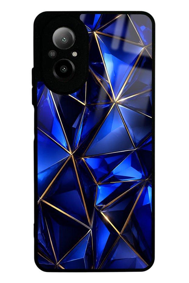 Realme 12 Lite Sapphire Crystal Edge Design Glossy Phone Case