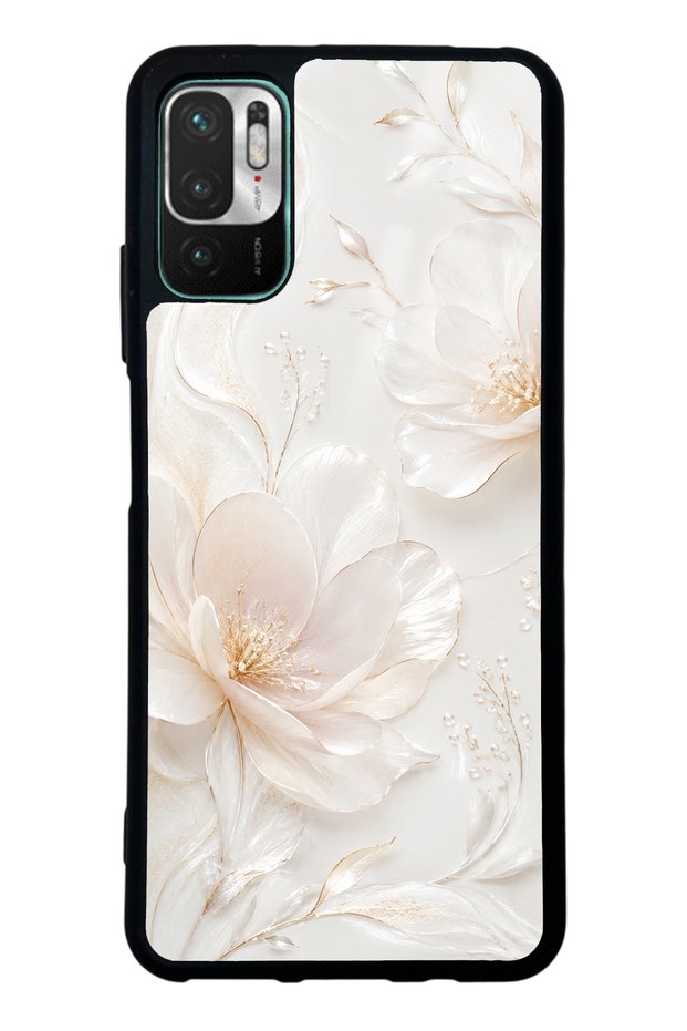 Xiaomi Redmi Note 10 5g Ivory Pearl Blossom Design Glossy Phone Case