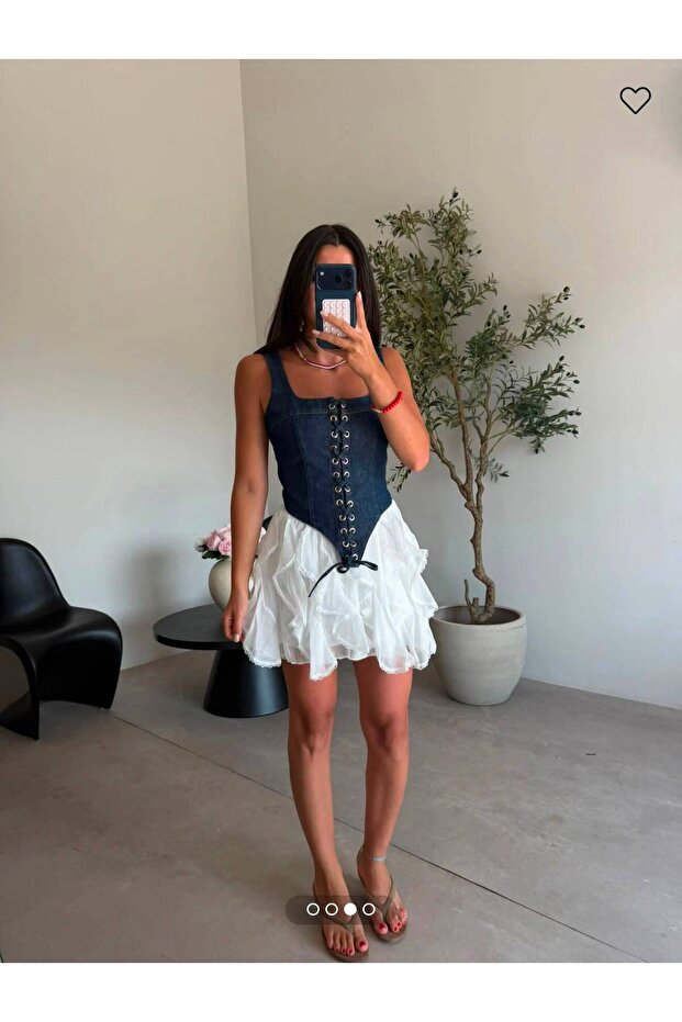 Premium Trend Denim Corset