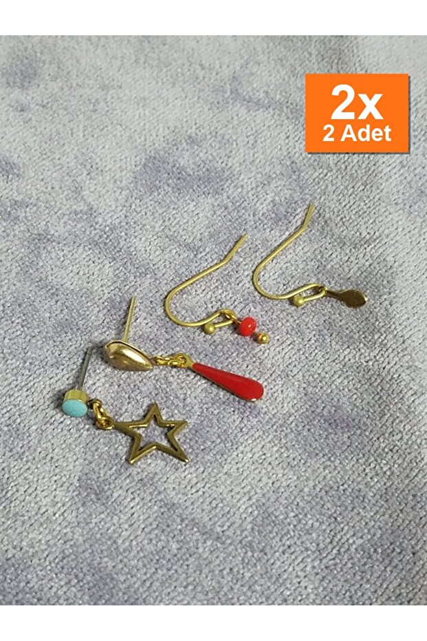 أقراط مصنوعة يدويًا بتصميم خاص كهدية
