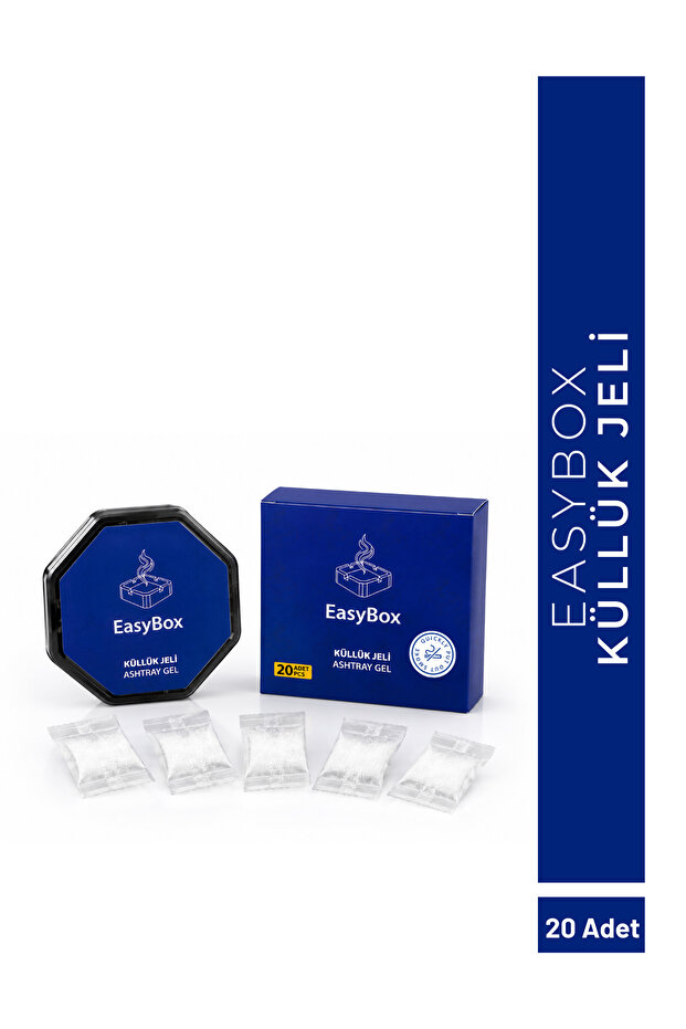 Ashtray Gel - Ash and Odor Absorbing Gel 20 Pieces
