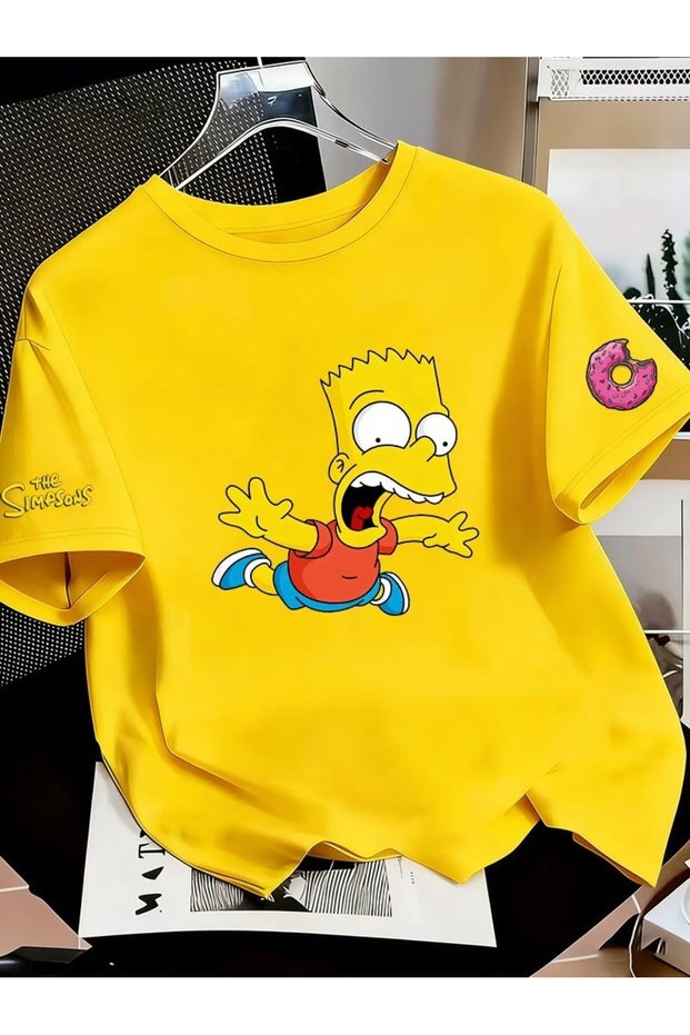 Unisex Colorful Oversize Printed T-Shirt Streetwear Comfortable Fit Daily Premium