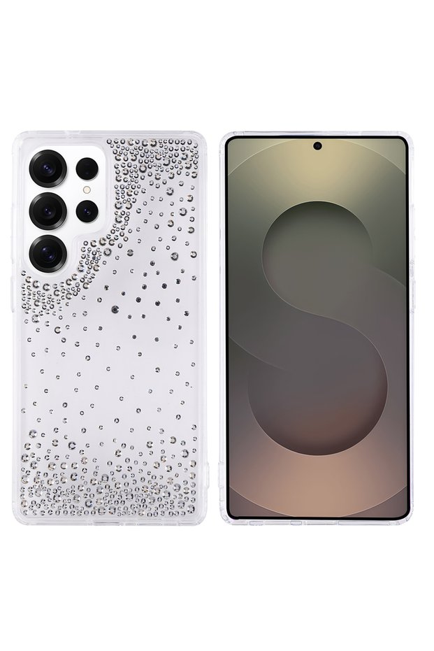 Galaxy S25 Ultra Case with Camera Protection, Glitter and Drop-Resistant Silicone Gzst