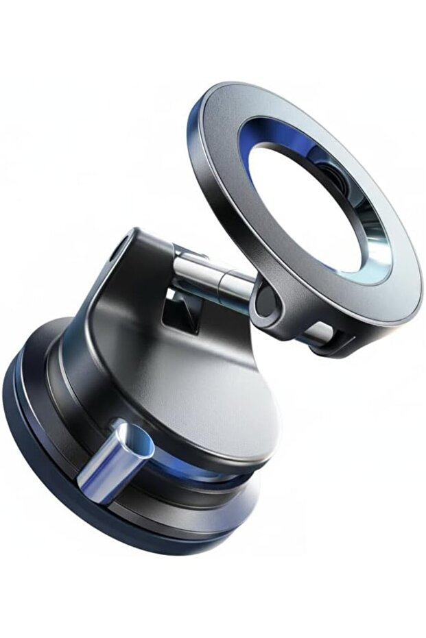 Suction Cup Phone Mount, 360° Adjustable Nano Gel Vacuum Magnetic Phone Holder,