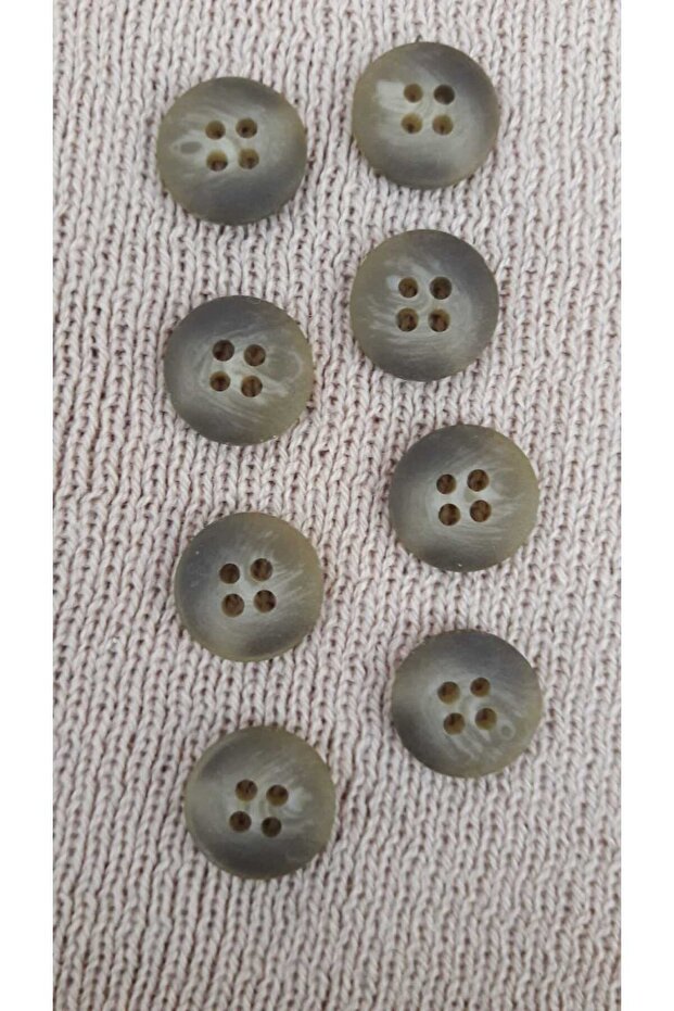 Polyester Button 15 mm 8 Pieces