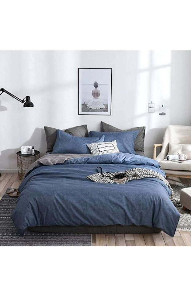 4PCS Bedding Set, Queen Size Soft and Breathable Microfiber Beautiful Design Duvet Cover Set, set includes 1 Comforter Cover, 1 Fitted Bedsheet, 4 Pillowcases