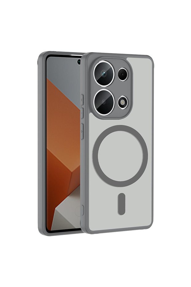 Xiaomi Redmi Note 13 Pro 4g Compatible Case Magsmoke Neo Gray