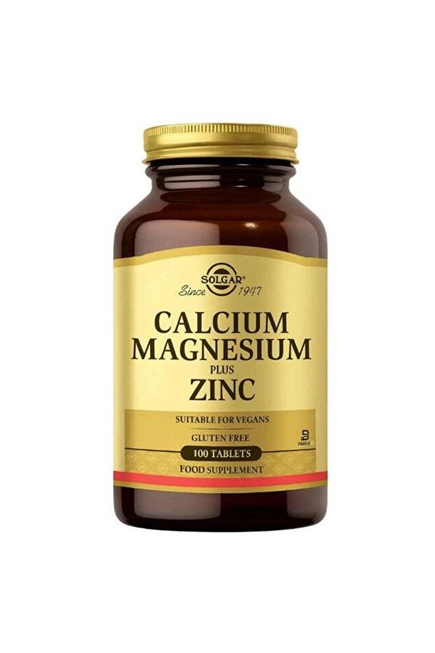 Calcium Magnesium Plus Zinc 100 Tablets