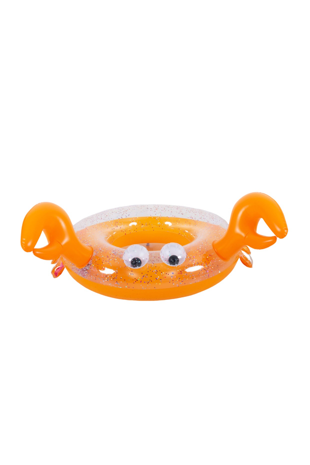 Glitter Crab Inflatable Pool & Beach Float Swim Ring, PVC