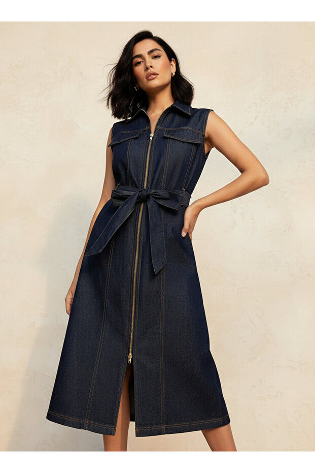 FRONT ZIP DRESS