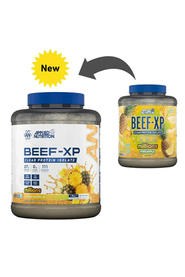 ابلايد نيوترشن بروتين بيف اكس بي نكهة الاناناس 1.8 كجم Applied Nutrition Protein Beef XP Pineapple