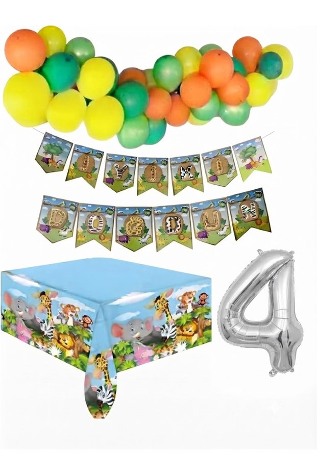 4-Year-Old Safari Birthday Concept