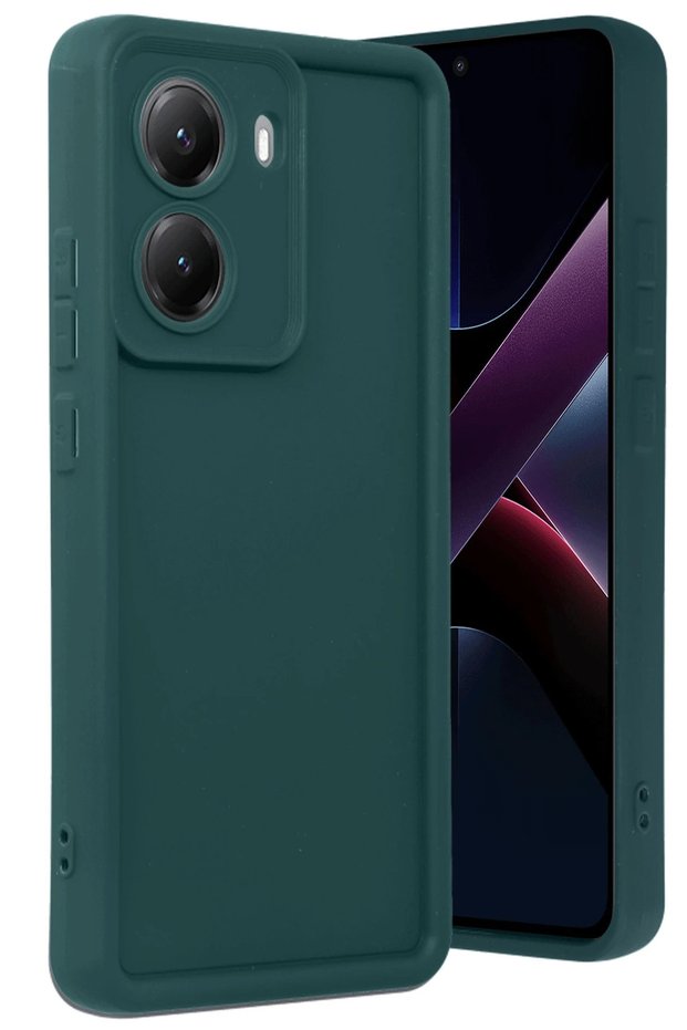 Ilkestor Poco X7 Pro Viera Silicone - (151336) Dark Green