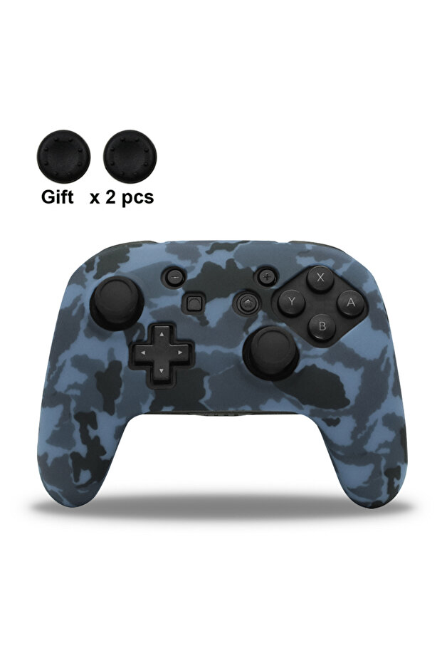 10 DATA FROG Anti-Slip Silicone Case with Joystick Grip Caps For Switch Pro Controller Soft P...