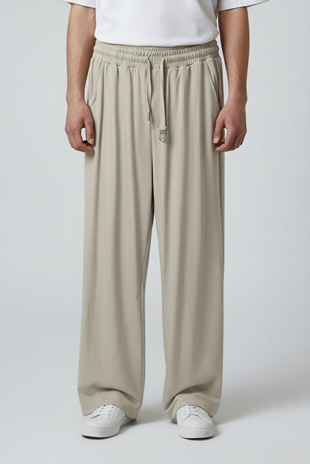 Men's Premium Oversize Wide Leg Jogger Pants – Relaxed Fit