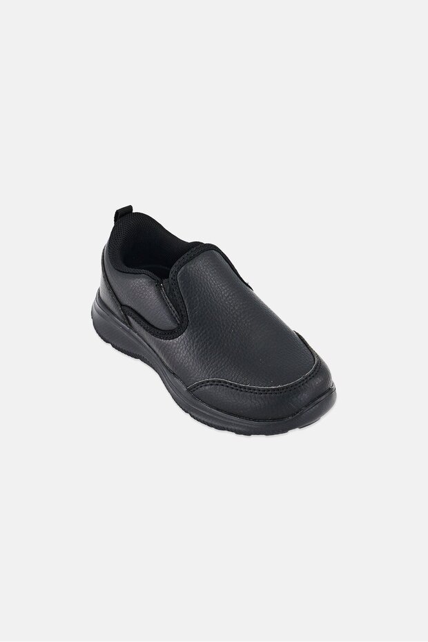 Toddlers Boy Slip On Shoes, Black