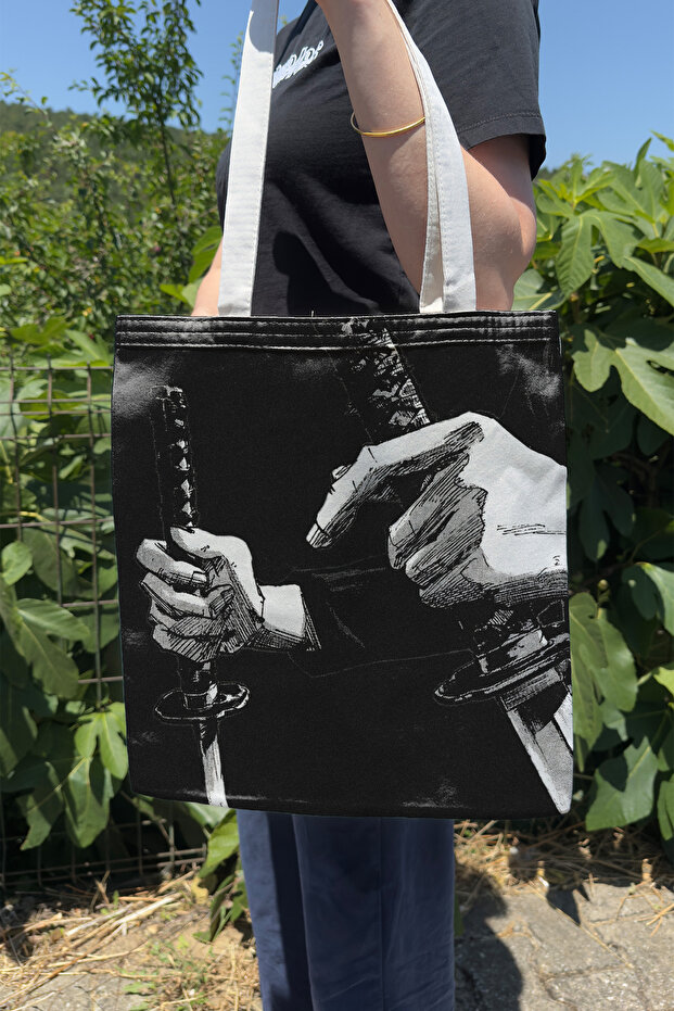 Vagabond V3 Summer Winter Double Sided Canvas Print Tote Bag Anime Bag