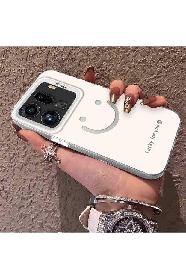 Oppo Find X9 Pro 5g Compatible Simple Written Smiley Face Case, Ins Style Relaxing Stylish Finish
