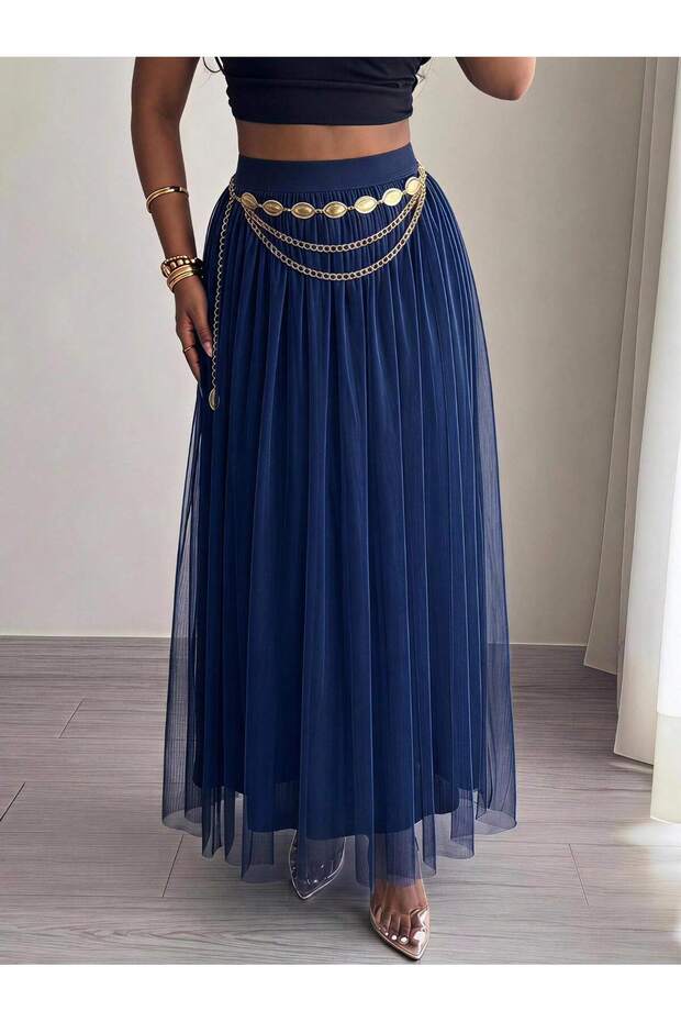 Stylish Tulle Skirt with Lining