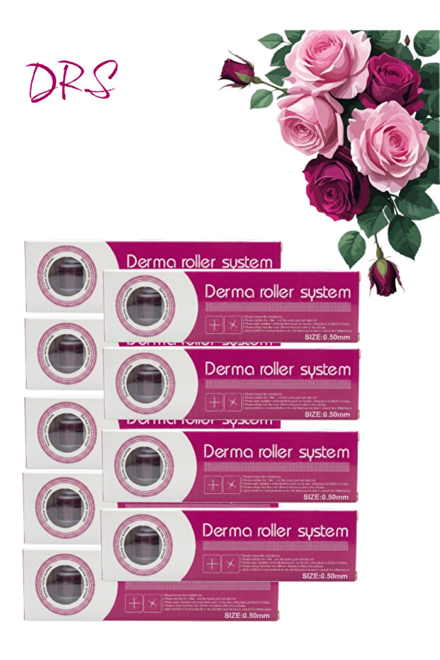 9 Pieces Derma Roller System 0.50mm