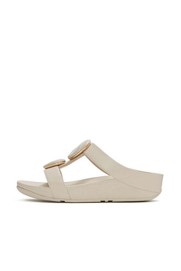 Women's Fino Marbled-Stone H-Bar Slides