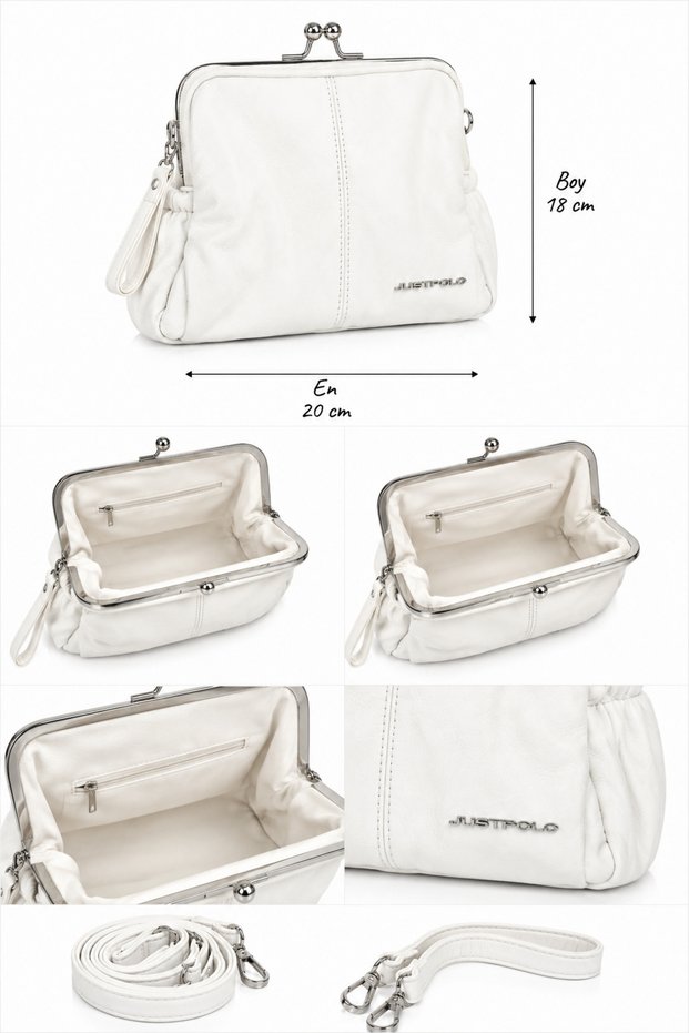 Multi-Compartment Women's Hand and Shoulder Bag with Functional Compartments