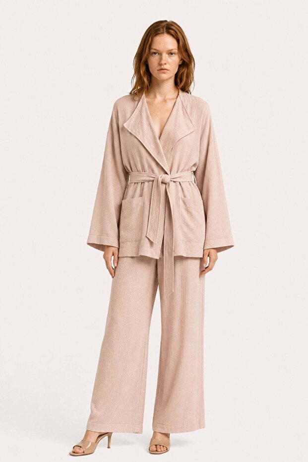 Oversized Blazer Jacket Two-Piece Suit